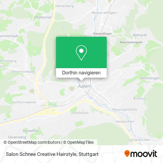 Salon Schnee Creative Hairstyle Karte