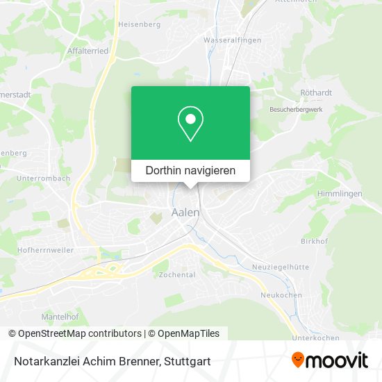 Notarkanzlei Achim Brenner Karte