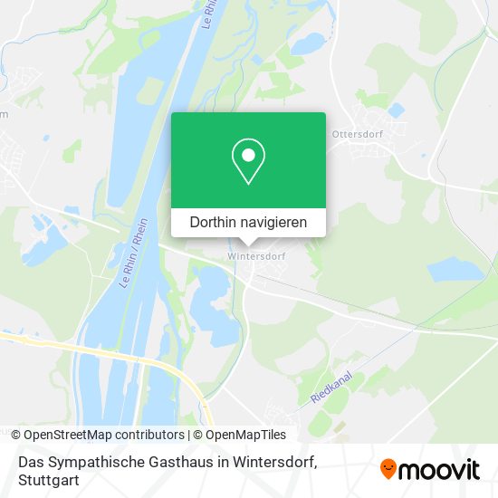 Das Sympathische Gasthaus in Wintersdorf Karte