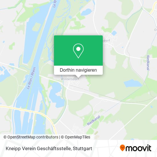 Kneipp Verein Geschäftsstelle Karte