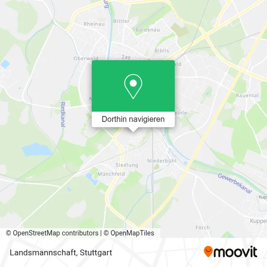 Landsmannschaft Karte