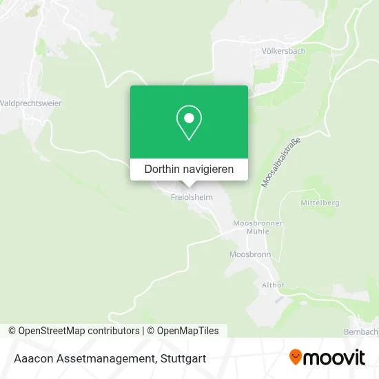 Aaacon Assetmanagement Karte