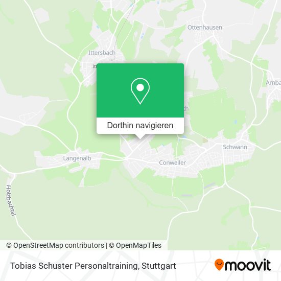 Tobias Schuster Personaltraining Karte