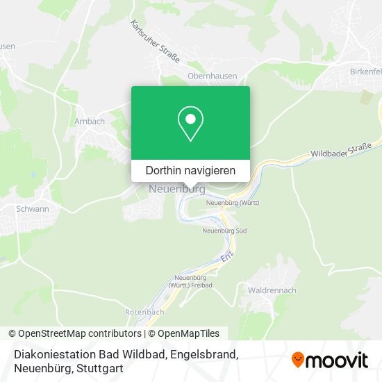 Diakoniestation Bad Wildbad, Engelsbrand, Neuenbürg Karte
