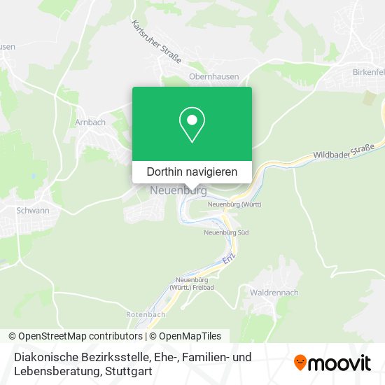 Diakonische Bezirksstelle, Ehe-, Familien- und Lebensberatung Karte