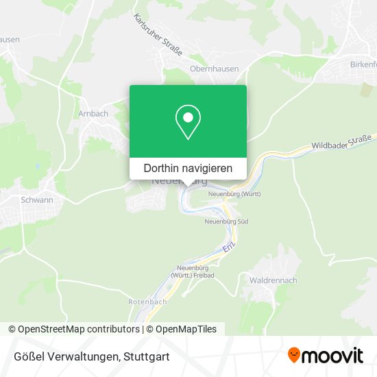 Gößel Verwaltungen Karte