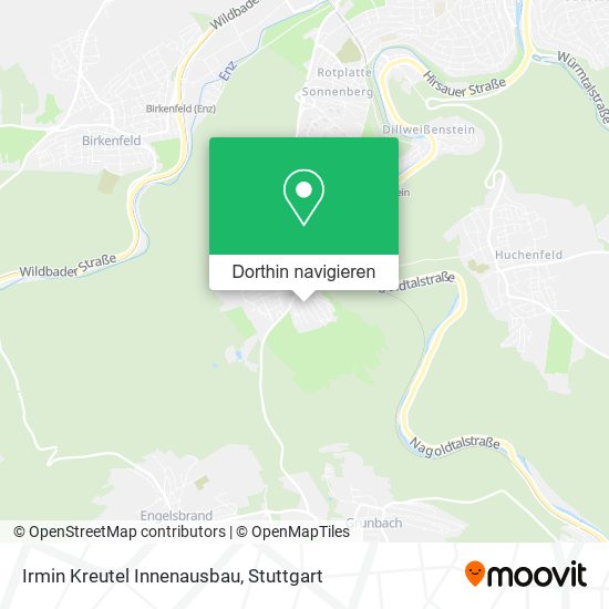 Irmin Kreutel Innenausbau Karte