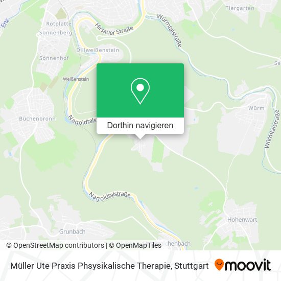 Müller Ute Praxis Phsysikalische Therapie Karte