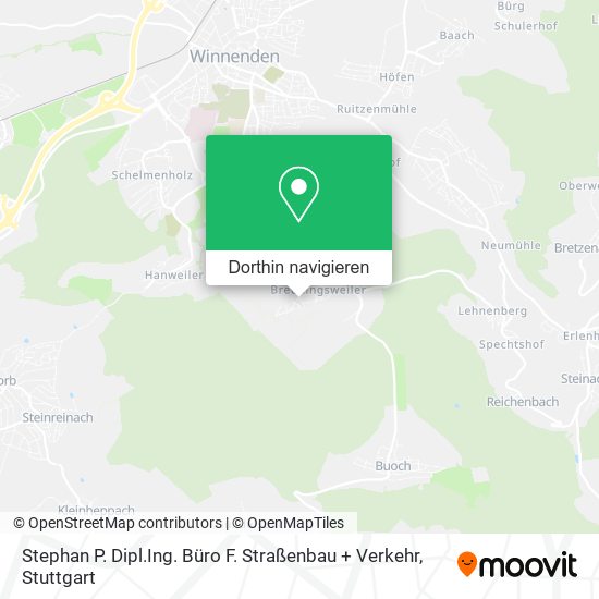 Stephan P. Dipl.Ing. Büro F. Straßenbau + Verkehr Karte