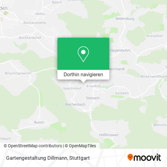 Gartengestaltung Dillmann Karte
