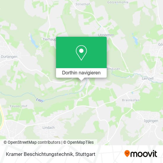 Kramer Beschichtungstechnik Karte