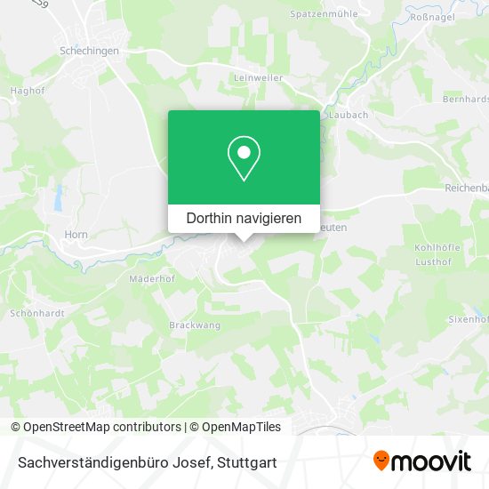 Sachverständigenbüro Josef Karte
