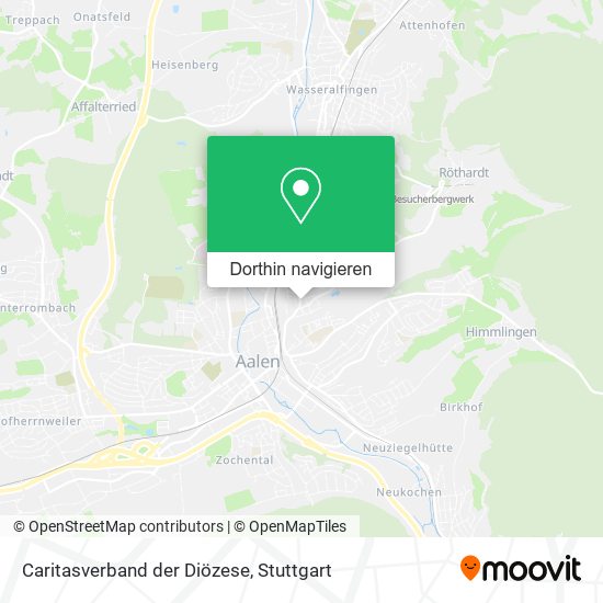 Caritasverband der Diözese Karte