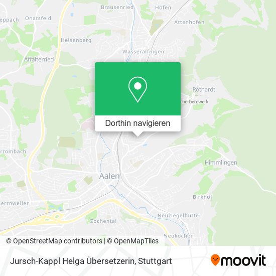 Jursch-Kappl Helga Übersetzerin Karte