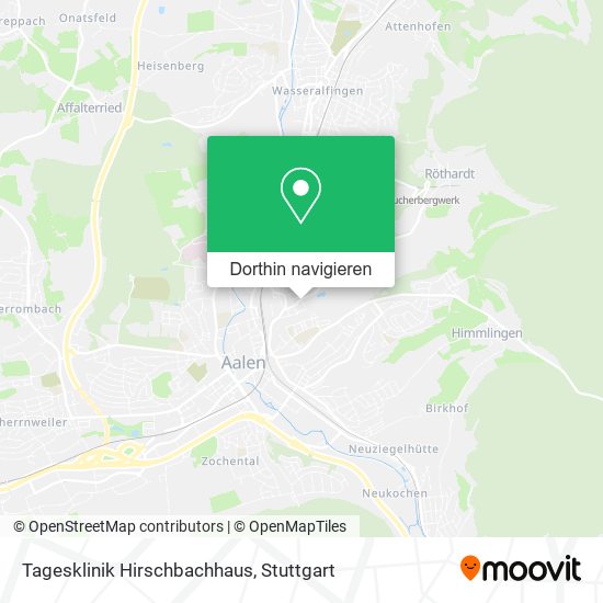 Tagesklinik Hirschbachhaus Karte