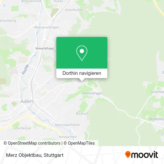 Merz Objektbau Karte