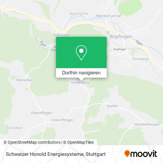 Schweizer Honold Energiesysteme Karte