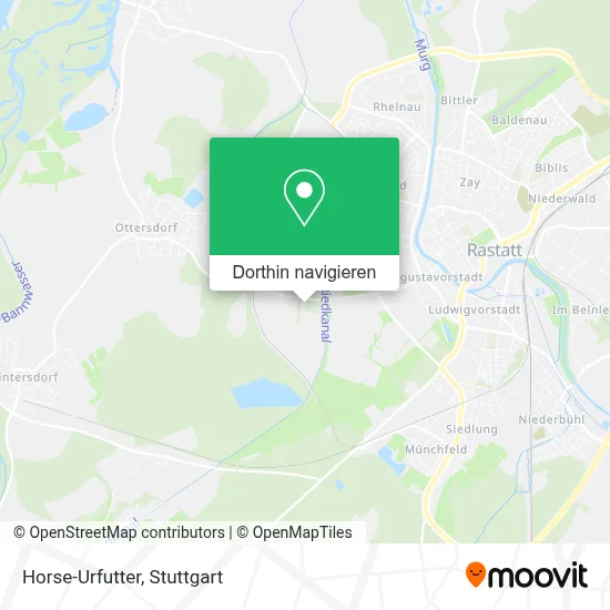 Horse-Urfutter Karte