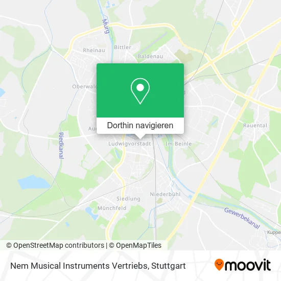 Nem Musical Instruments Vertriebs Karte