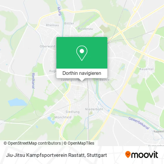 Jiu-Jitsu Kampfsportverein Rastatt Karte