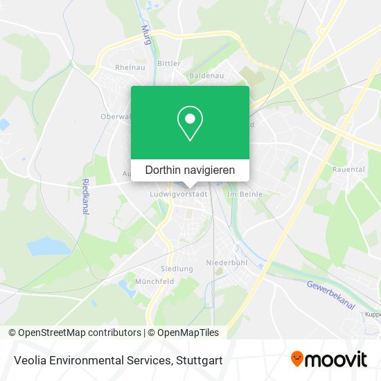 Veolia Environmental Services Karte