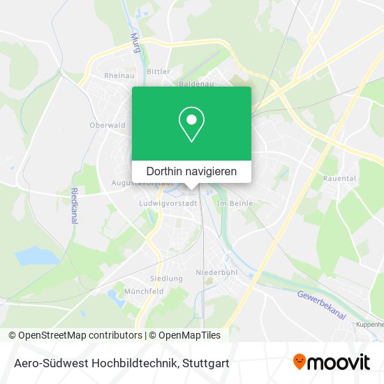 Aero-Südwest Hochbildtechnik Karte