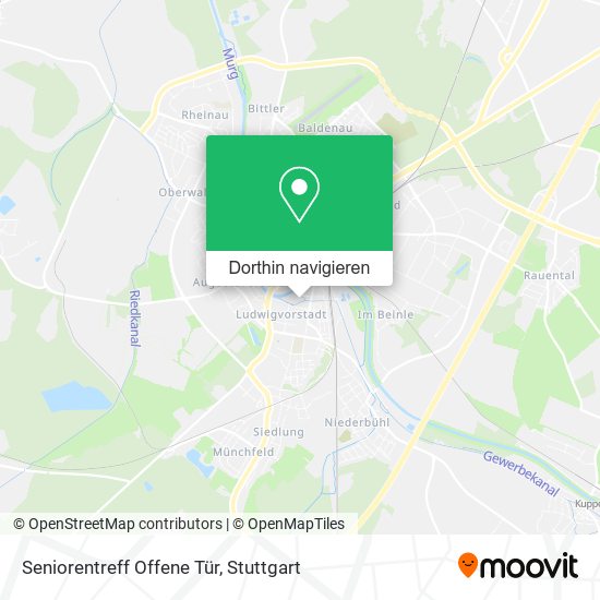 Seniorentreff Offene Tür Karte