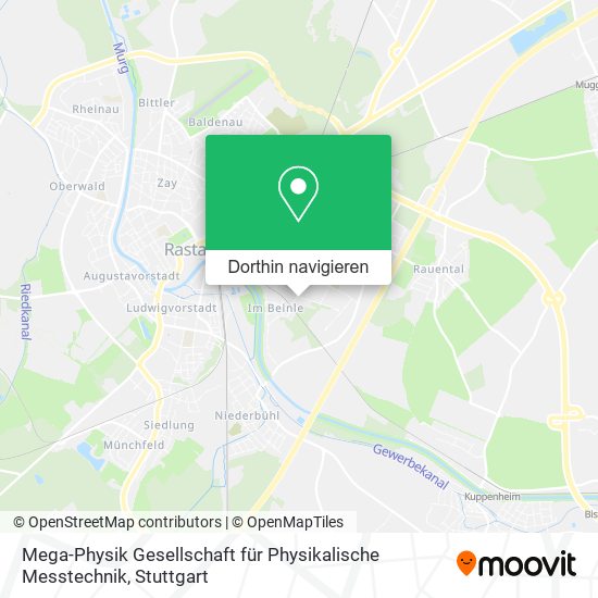 Mega-Physik Gesellschaft für Physikalische Messtechnik Karte