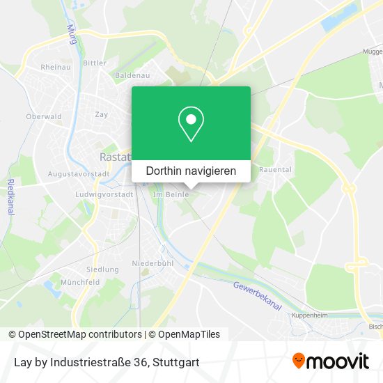 Lay by Industriestraße 36 Karte