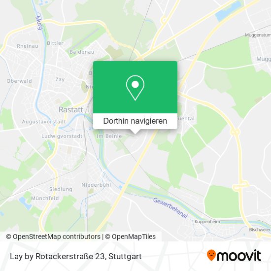 Lay by Rotackerstraße 23 Karte