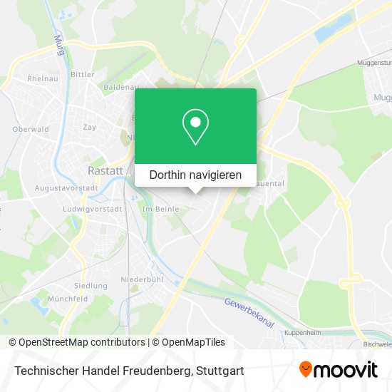 Technischer Handel Freudenberg Karte