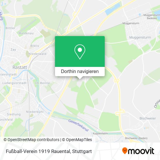 Fußball-Verein 1919 Rauental Karte