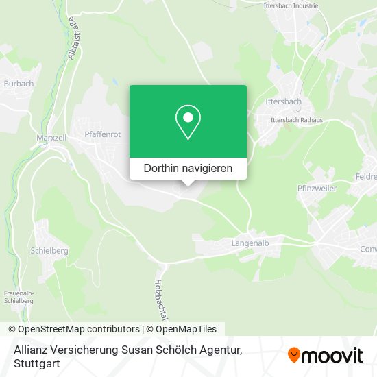 Allianz Versicherung Susan Schölch Agentur Karte