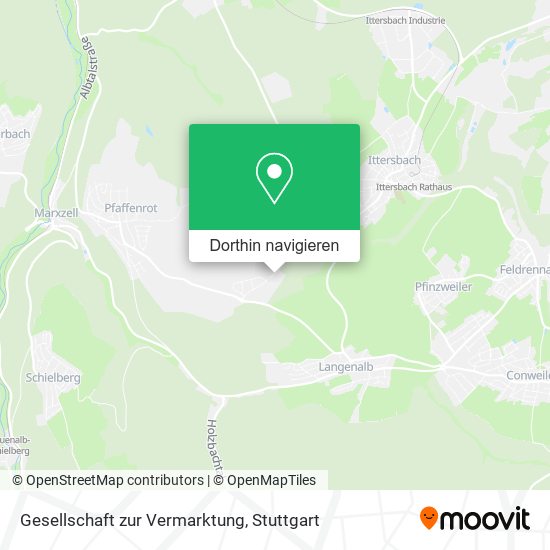 Gesellschaft zur Vermarktung Karte