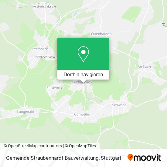 Gemeinde Straubenhardt Bauverwaltung Karte