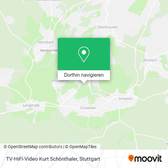 TV-HiFi-Video Kurt Schönthaler Karte