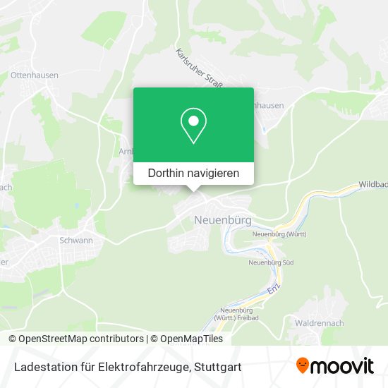 Ladestation für Elektrofahrzeuge Karte