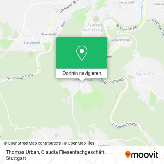 Thomas Urban, Claudia Fliesenfachgeschäft Karte
