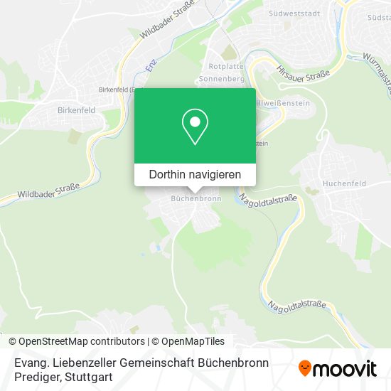Evang. Liebenzeller Gemeinschaft Büchenbronn Prediger Karte