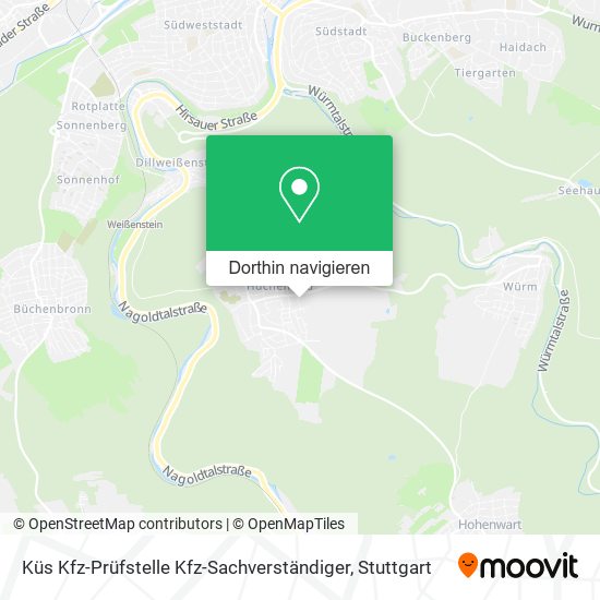 Küs Kfz-Prüfstelle Kfz-Sachverständiger Karte