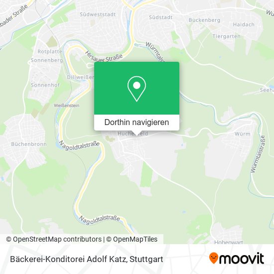 Bäckerei-Konditorei Adolf Katz Karte