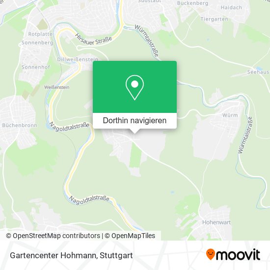 Gartencenter Hohmann Karte