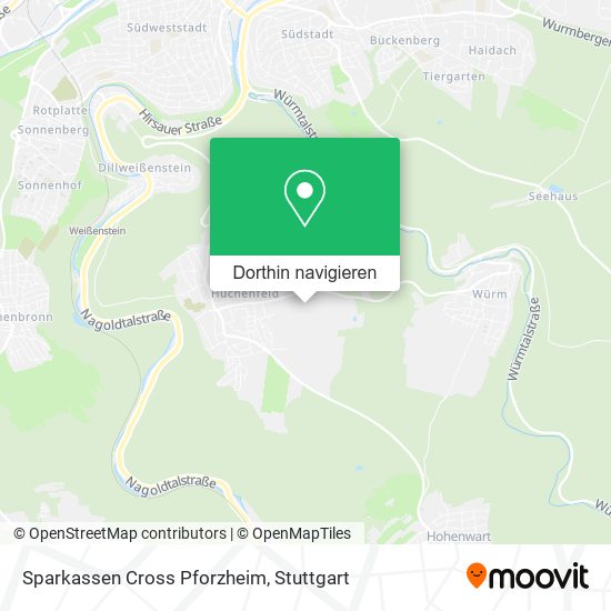 Sparkassen Cross Pforzheim Karte