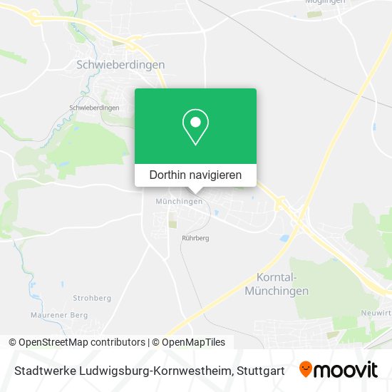 Stadtwerke Ludwigsburg-Kornwestheim Karte