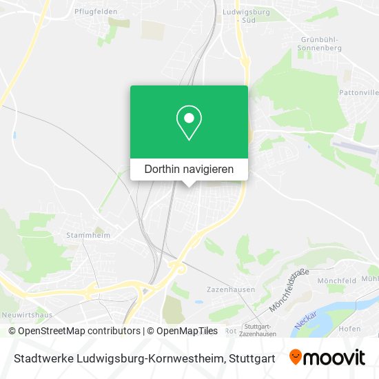Stadtwerke Ludwigsburg-Kornwestheim Karte