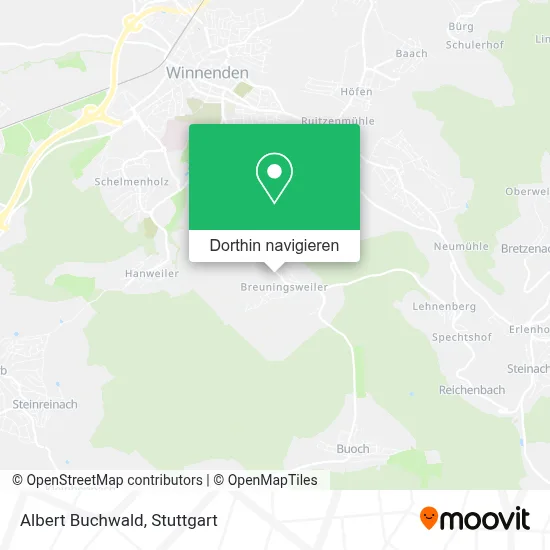 Albert Buchwald Karte