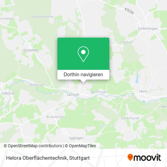 Helora Oberflächentechnik Karte