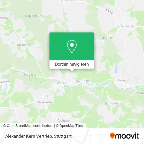 Alexander Kern Vertrieb Karte