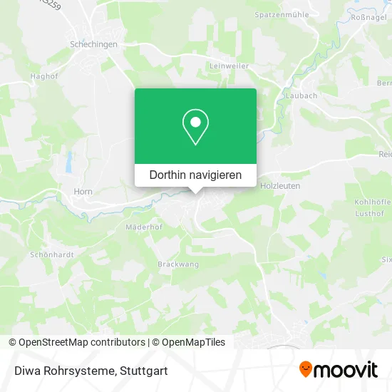 Diwa Rohrsysteme Karte