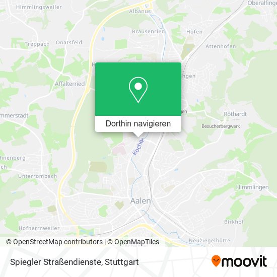 Spiegler Straßendienste Karte